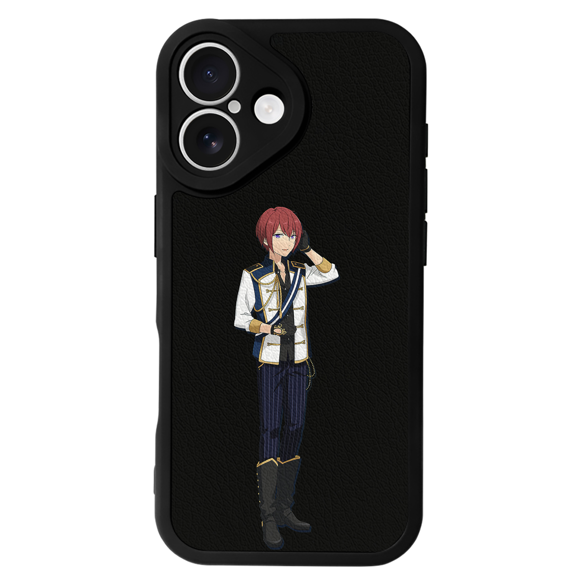 （画像用） あんさんぶるスターズ! Ensemble Stars 【iPhone 16シリーズ対応】シリコンスマホケース（レザー調） 材質：シリコン